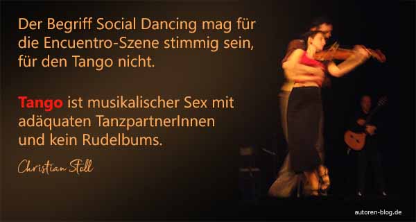 social dancing encuentro vs. tango